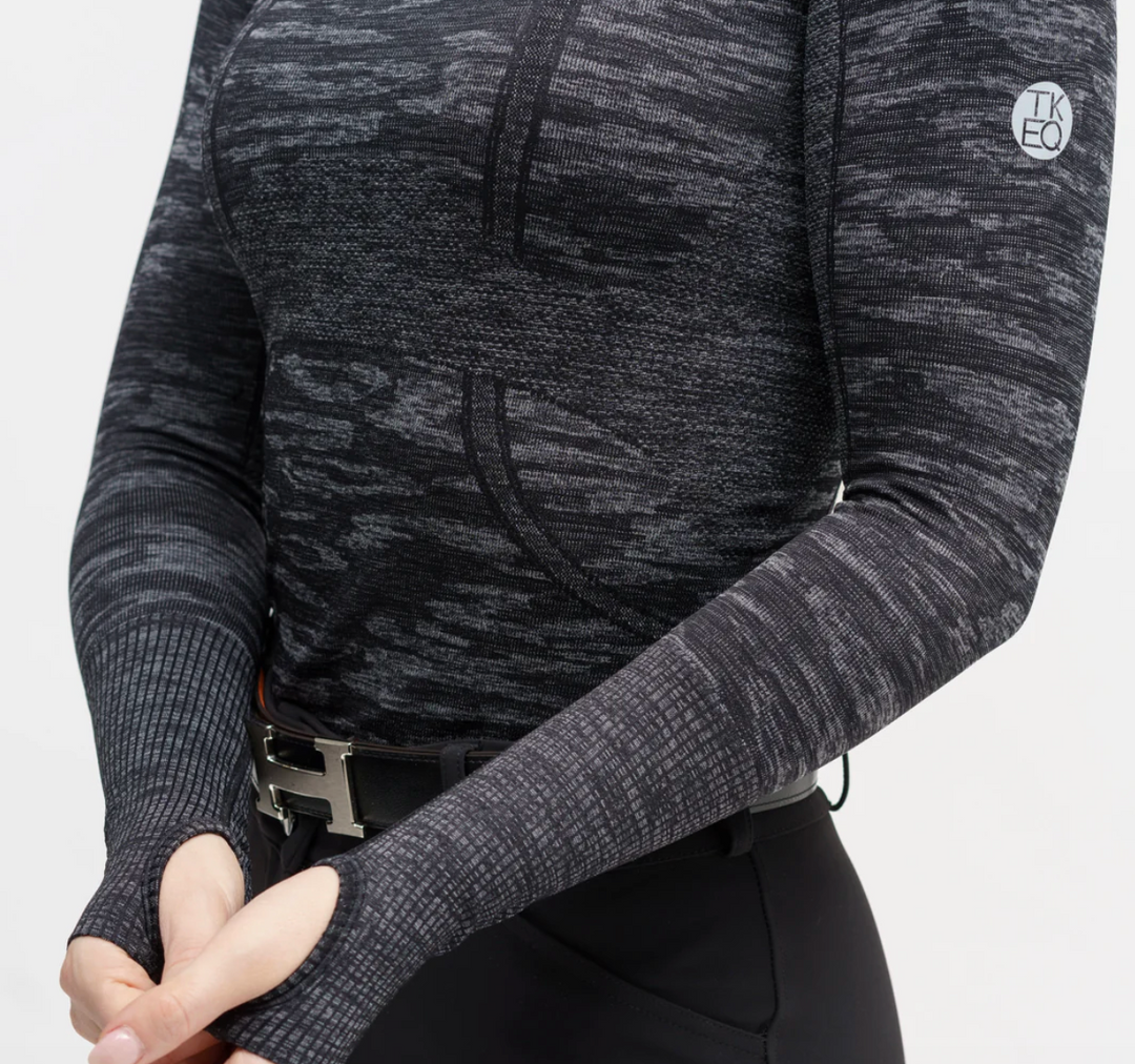 TKEQ Kennedy Seamless Long Sleeve Shirt - Camo - Women's M/L