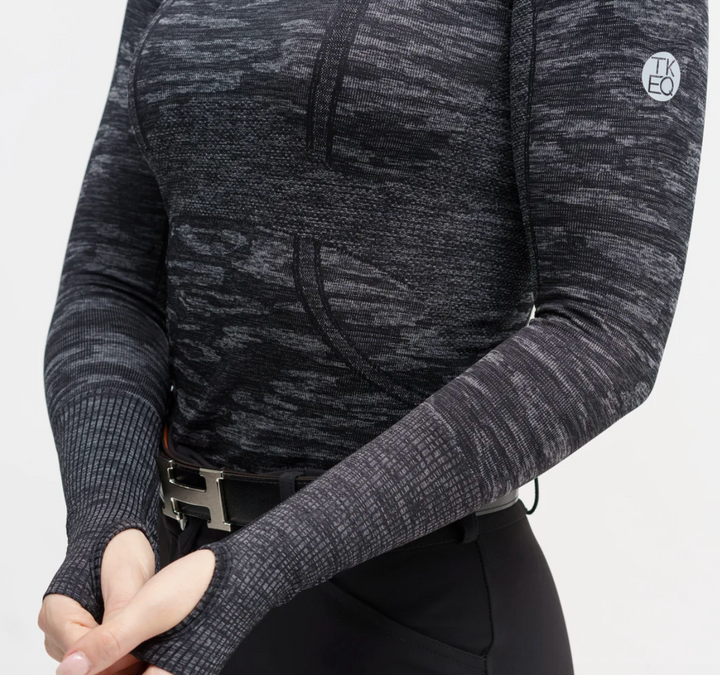 TKEQ Kennedy Seamless Long Sleeve Shirt - Camo - Women's M/L