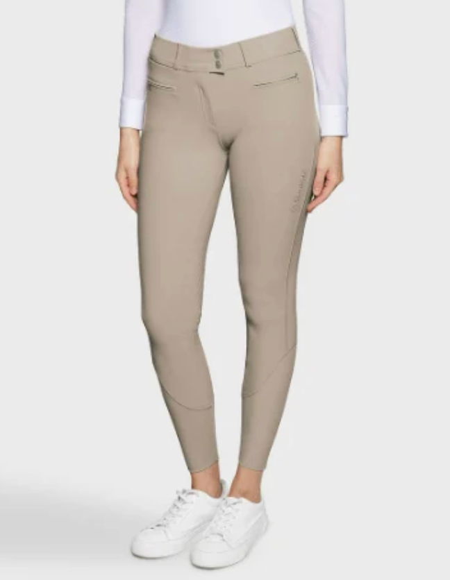 Samshield - Clothilde Knee Grip Women's Breeches - Tan - Women's FR 34 (US 2)