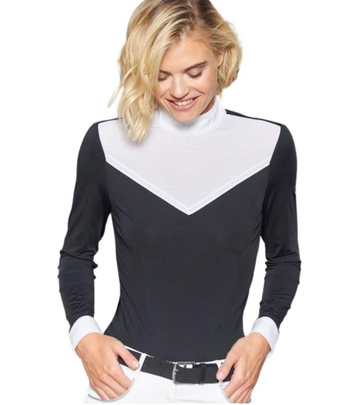 Harcour Casall Competition Shirt - Black - Women's Large