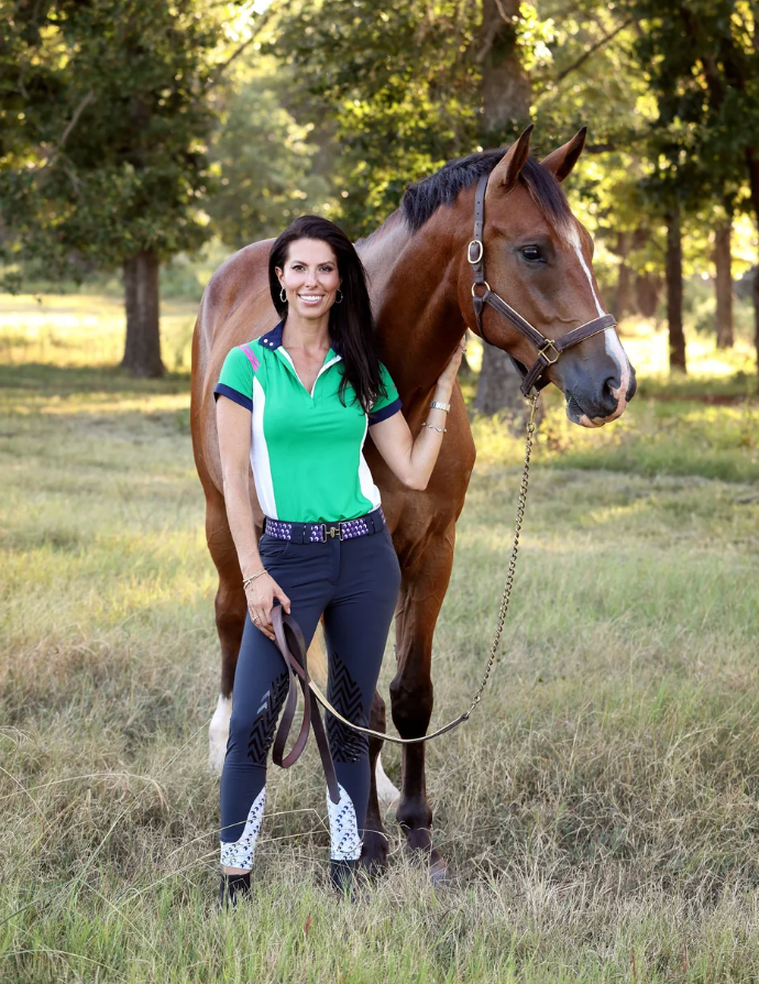 Kathryn Lily ProAir3 Polo- Emerald - Women's Medium - New!