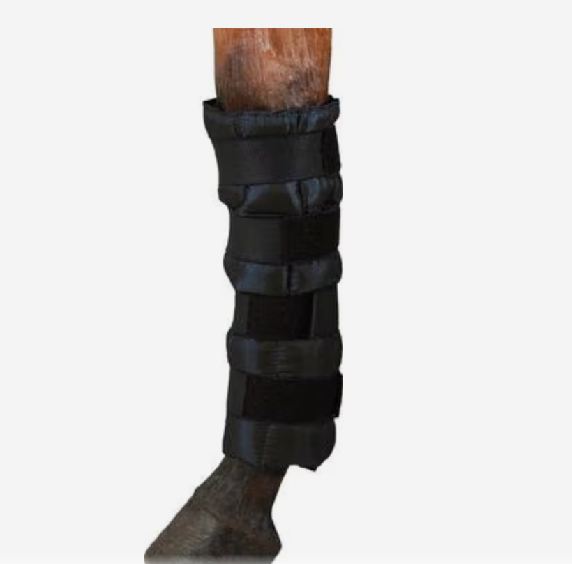 Tough1 Ice Horse Boot - Black - Set of 3