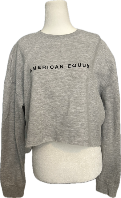 American Equus Cropped Sweatshirt - Women's Medium