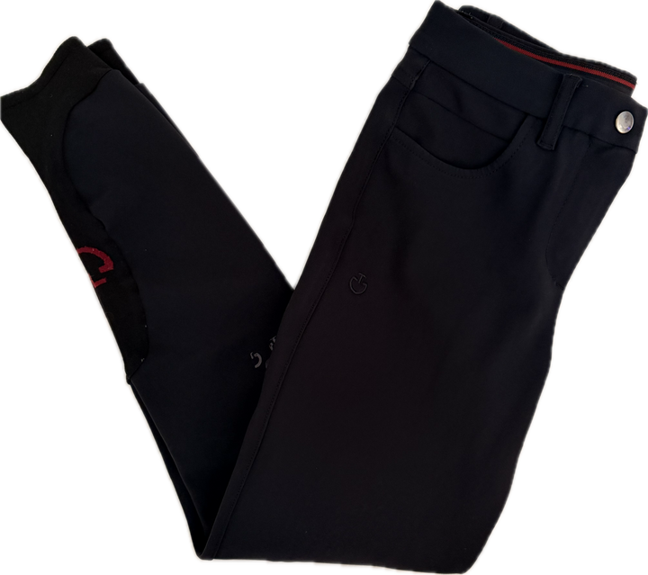 Cavalleria Toscana Knee Grip Breeches - Black - Child's 12