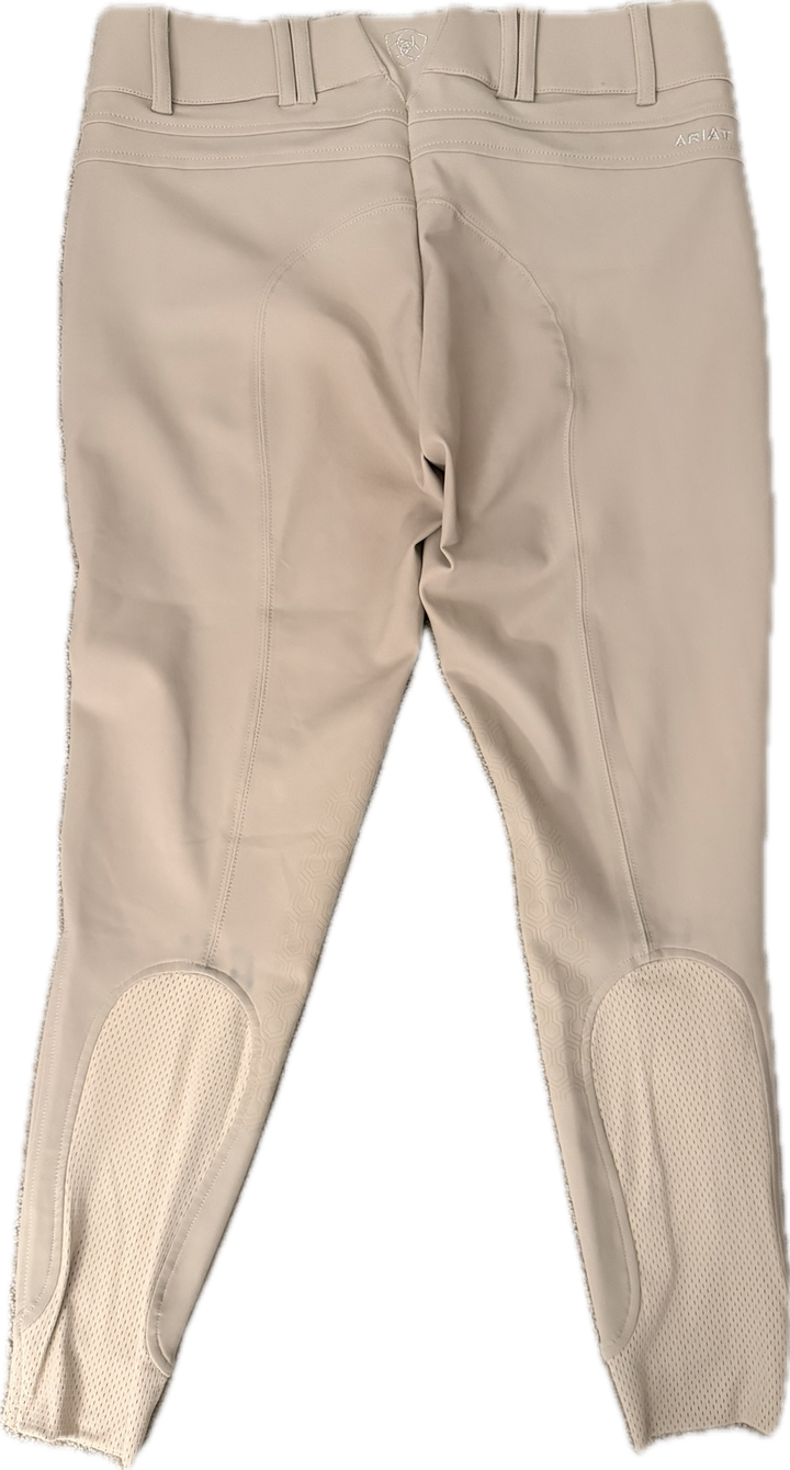 Ariat Pro Series Tri Factor Grip Knee Patch Breech - Tan - Women's 30