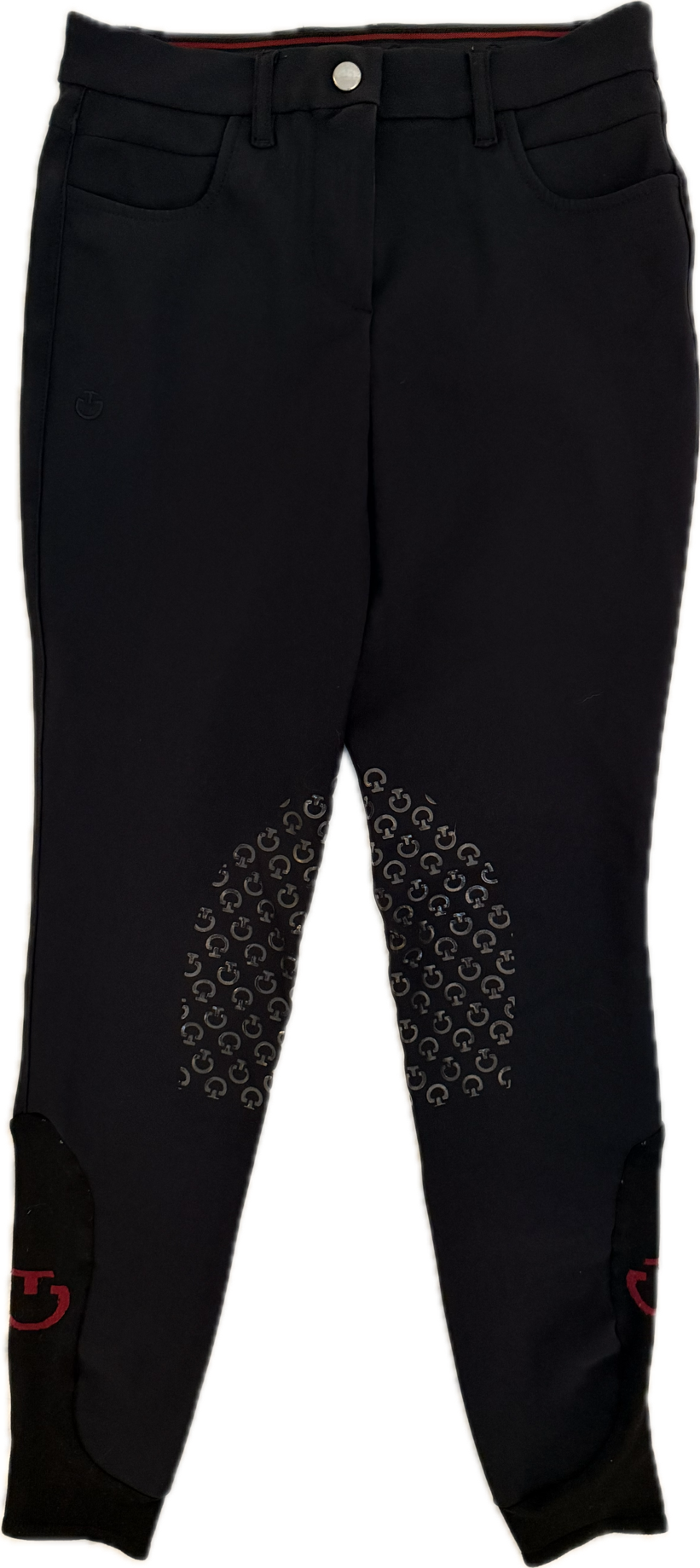 Cavalleria Toscana Knee Grip Breeches - Black - Child's 12