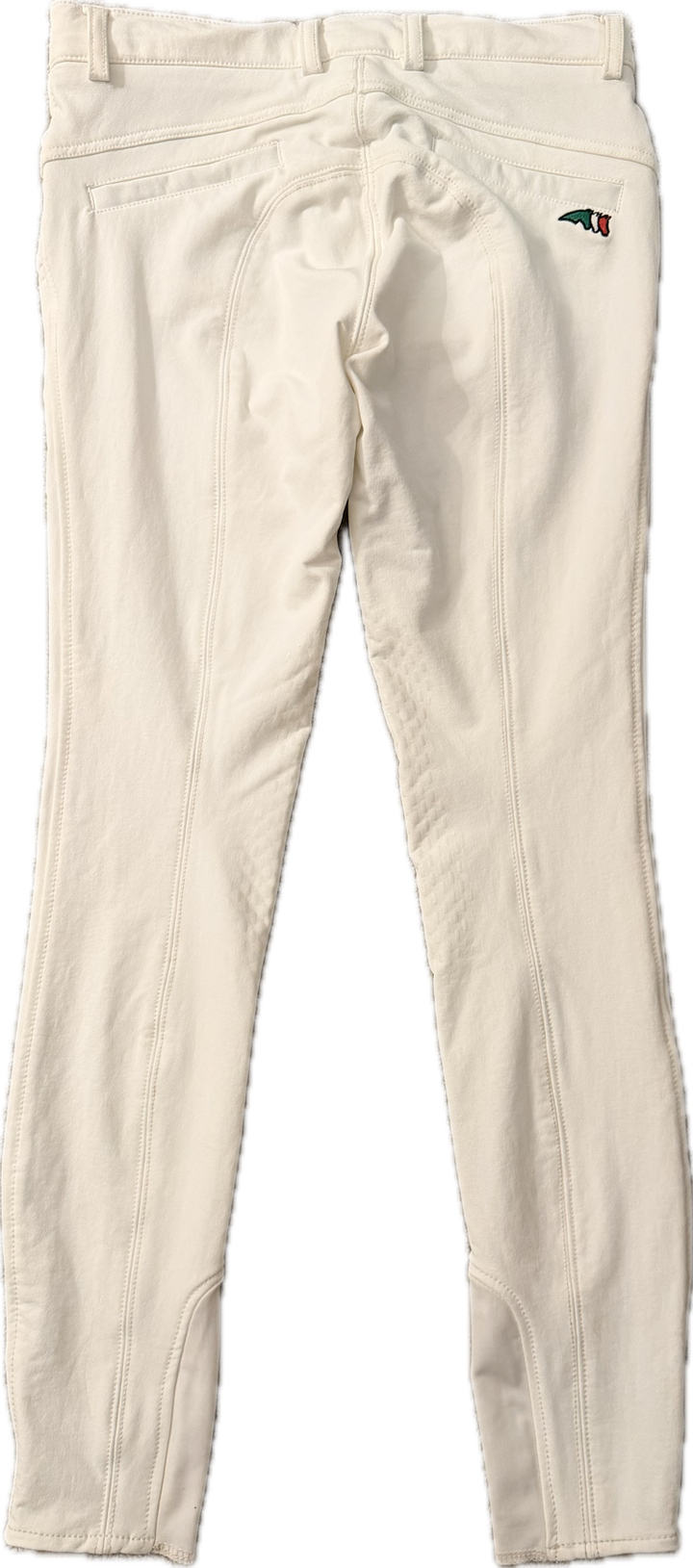 Equiline JinaK Knee Patch Breeches - White - Childs' 12-13 - New!