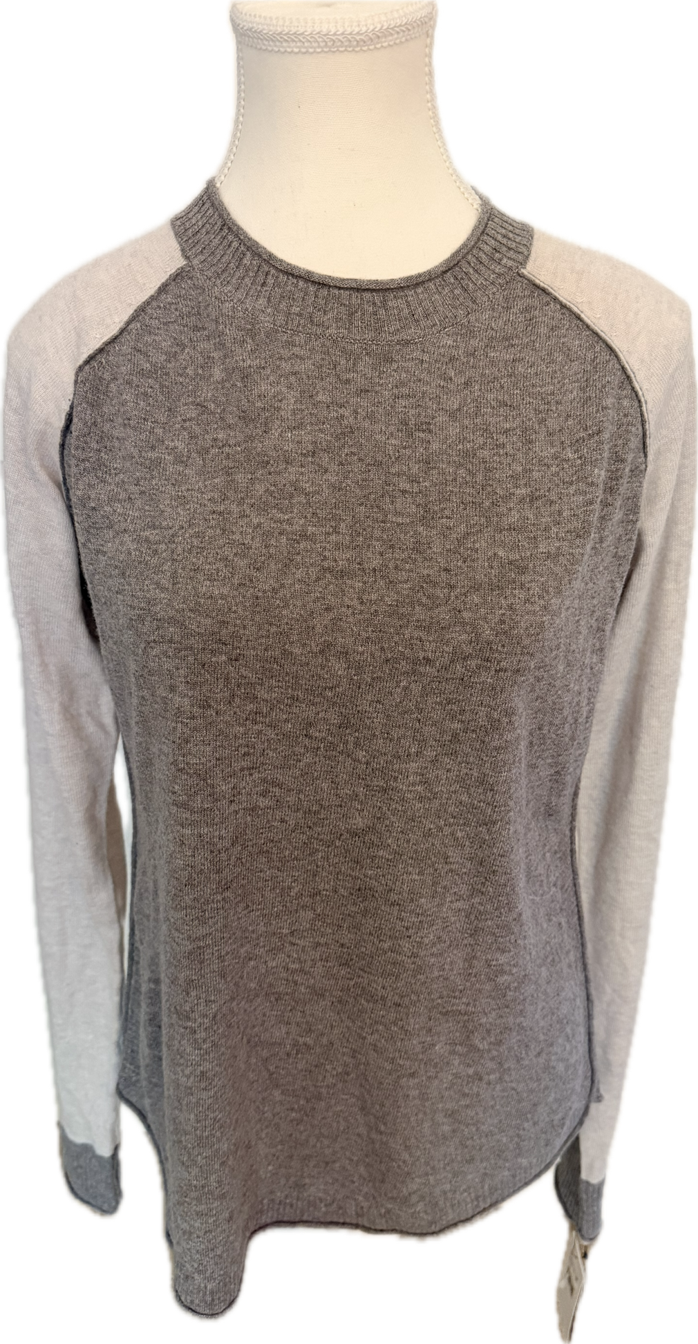 Noble Outfitters Homerun Crew Sweater - Gray - Women's M - New!