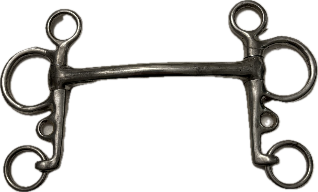 Abbey English Mullen Mouth Stainless Steel Pelham Bit - 5"