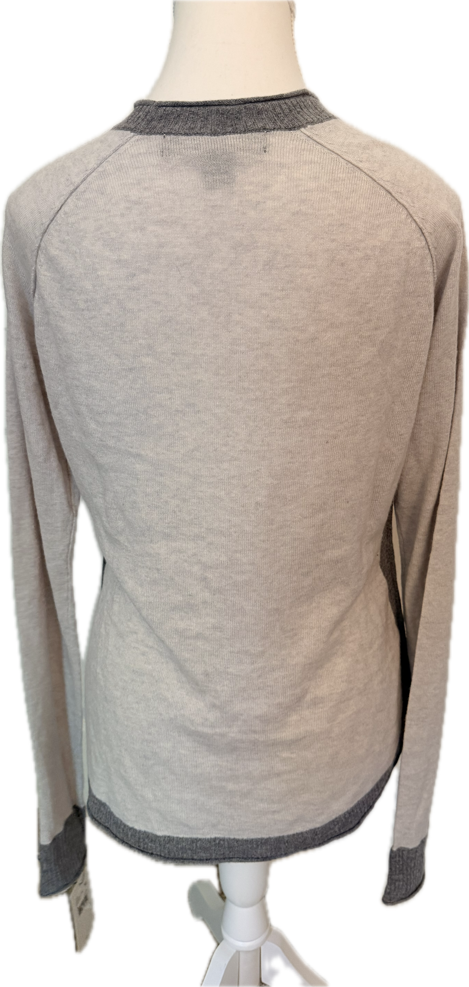 Noble Outfitters Homerun Crew Sweater - Gray - Women's M - New!
