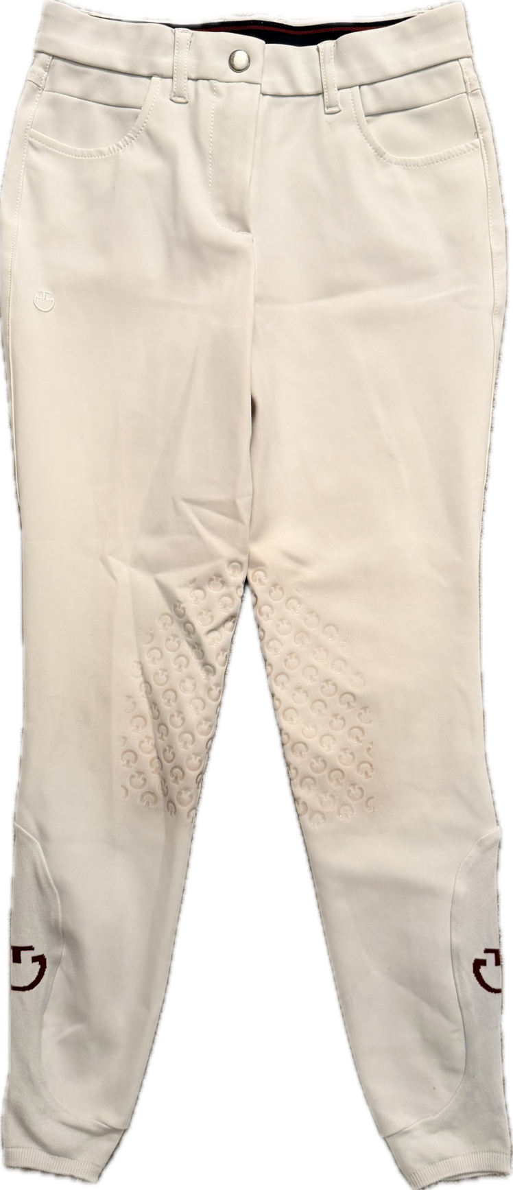 Cavalleria Toscana Knee Grip Breeches - White - Child's 12