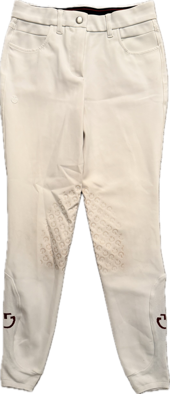 Cavalleria Toscana Knee Grip Breeches - White - Child's 12