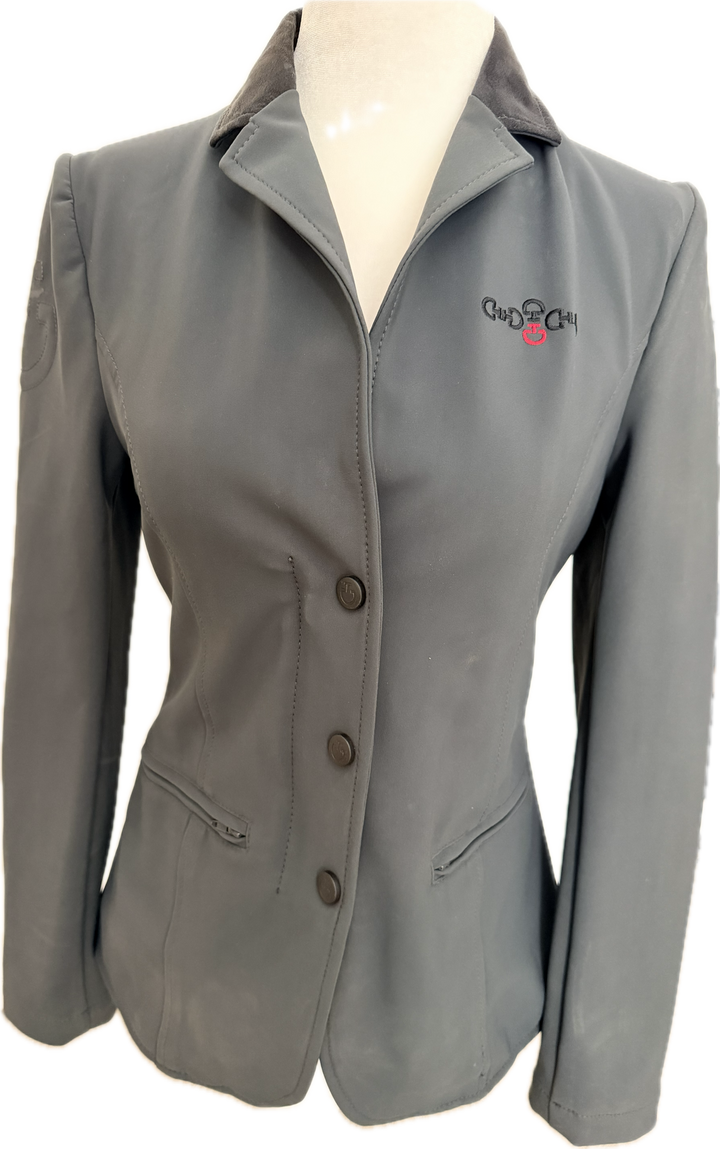 Cavalleria Toscana Womens' Grand Prix Show Jacket - Gray - IT 40 (US 6)