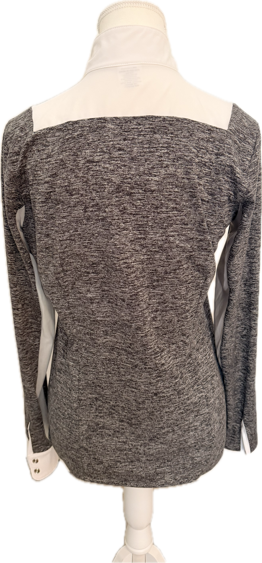 Calverro 'Victory' Competition Shirt In Gray & White - Women's S