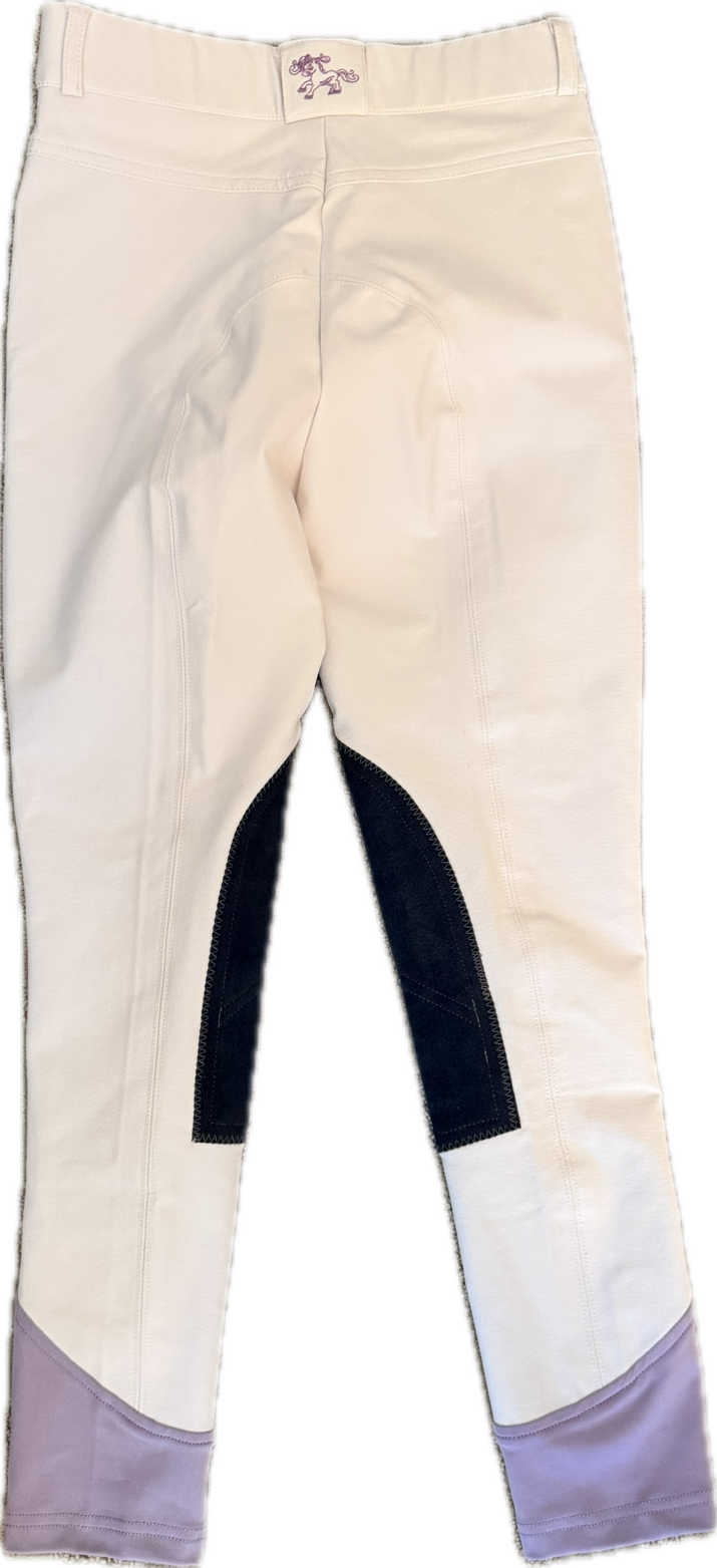 Belle & Bow Show Breeches - White - Child's 10 - New!