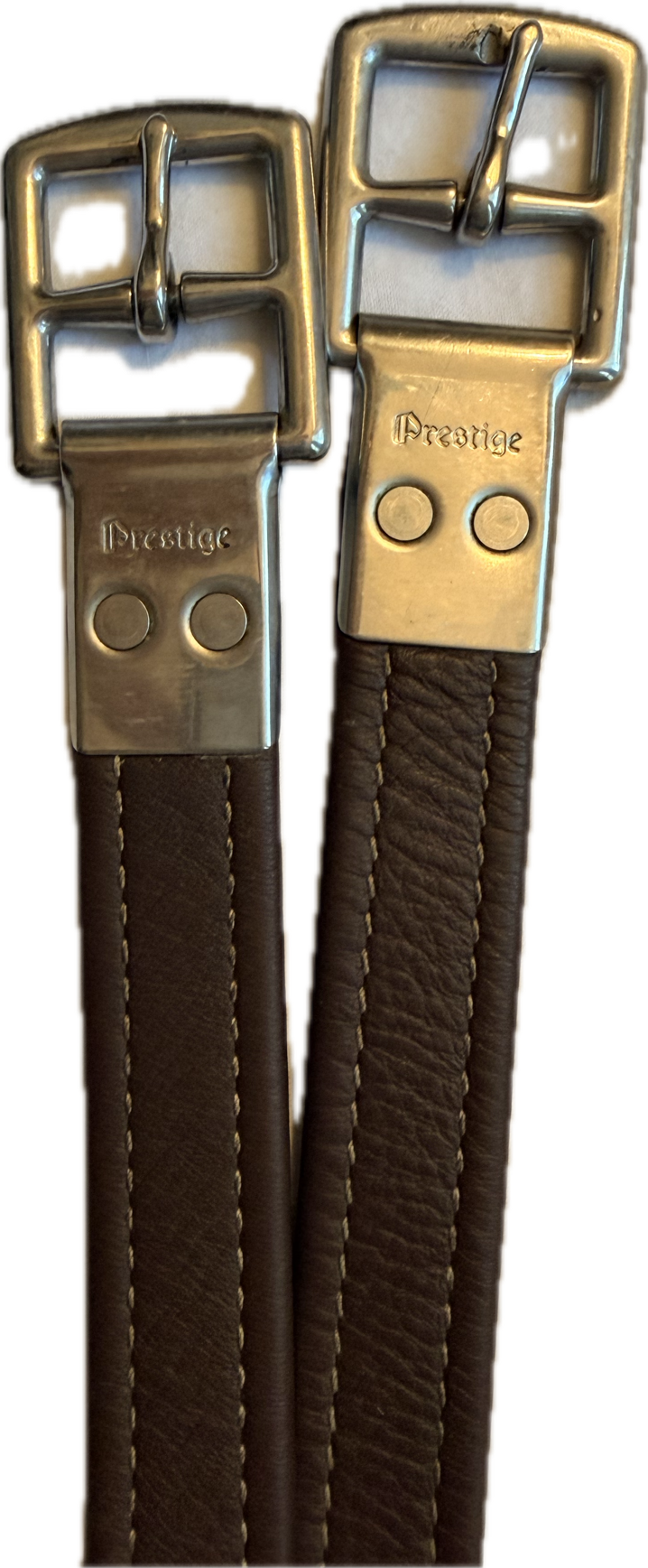 Prestige Italia Non Stretch Stirrup Leathers - 58"