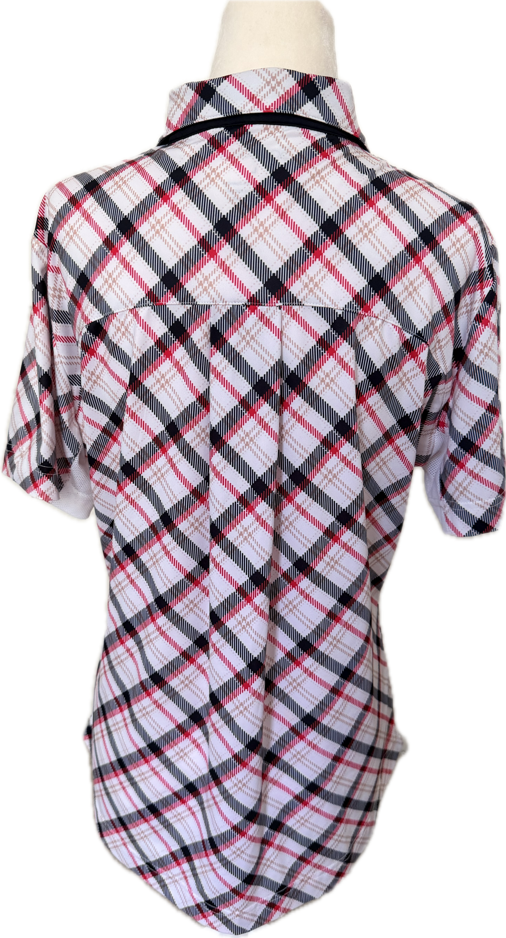 SanSoleil S/S Sun Shirt - Plaid - Women's Large