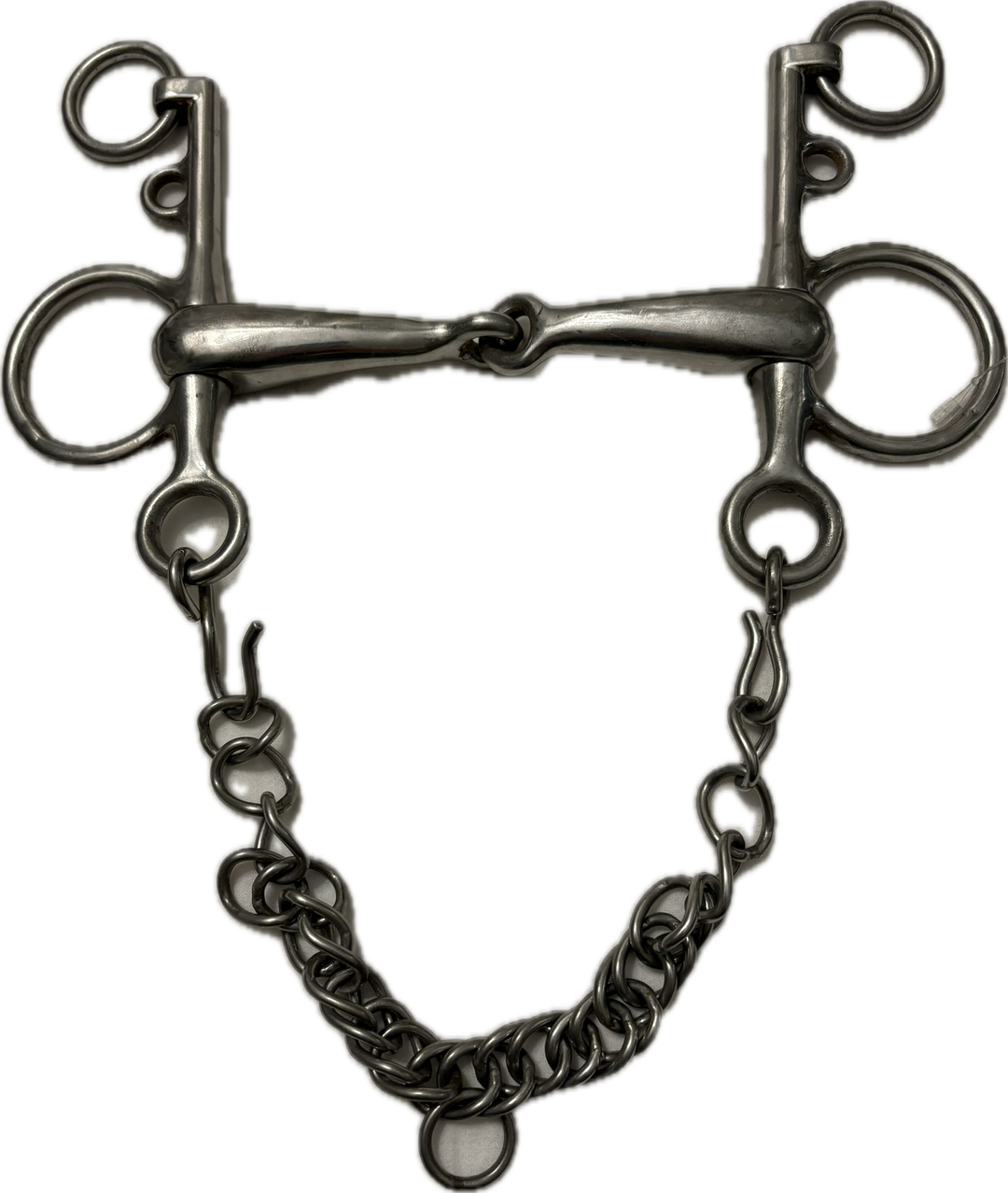 Pelham Snaffle with Curb Chain - 5.25"