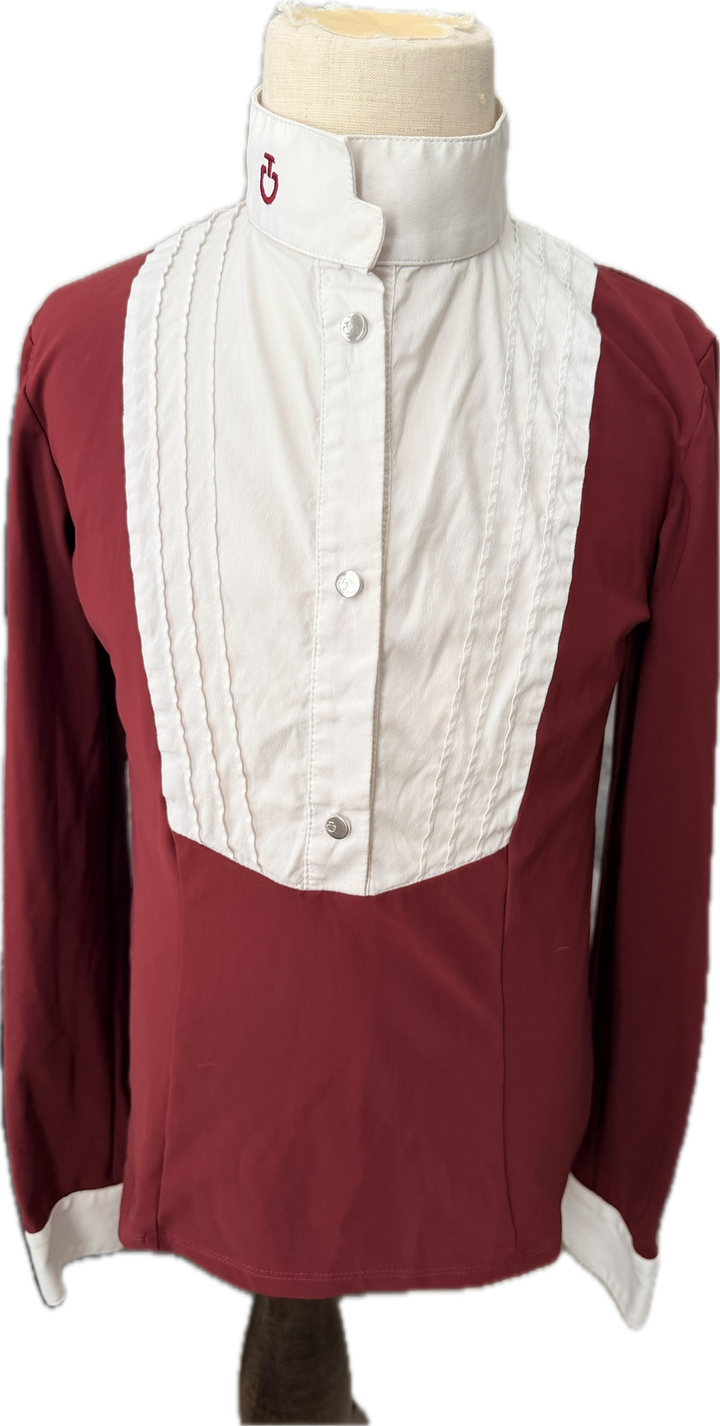 Cavalleria Toscana Bib Long Sleeve Show Shirt - Child's 10