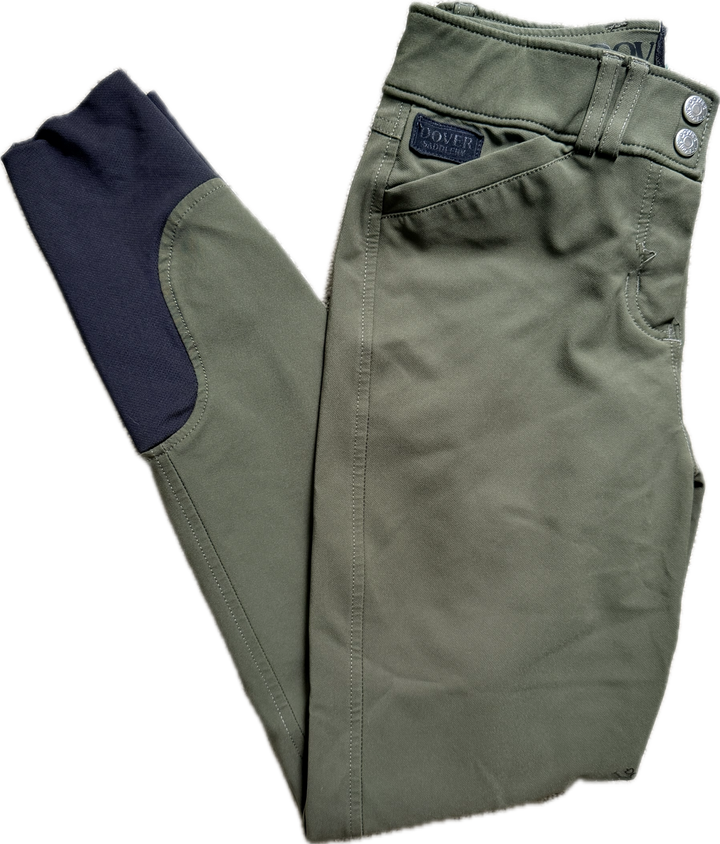 Dover IconEQ™ Dalton Tech Nova Knee-Patch Breech - Olive - Women's US 26