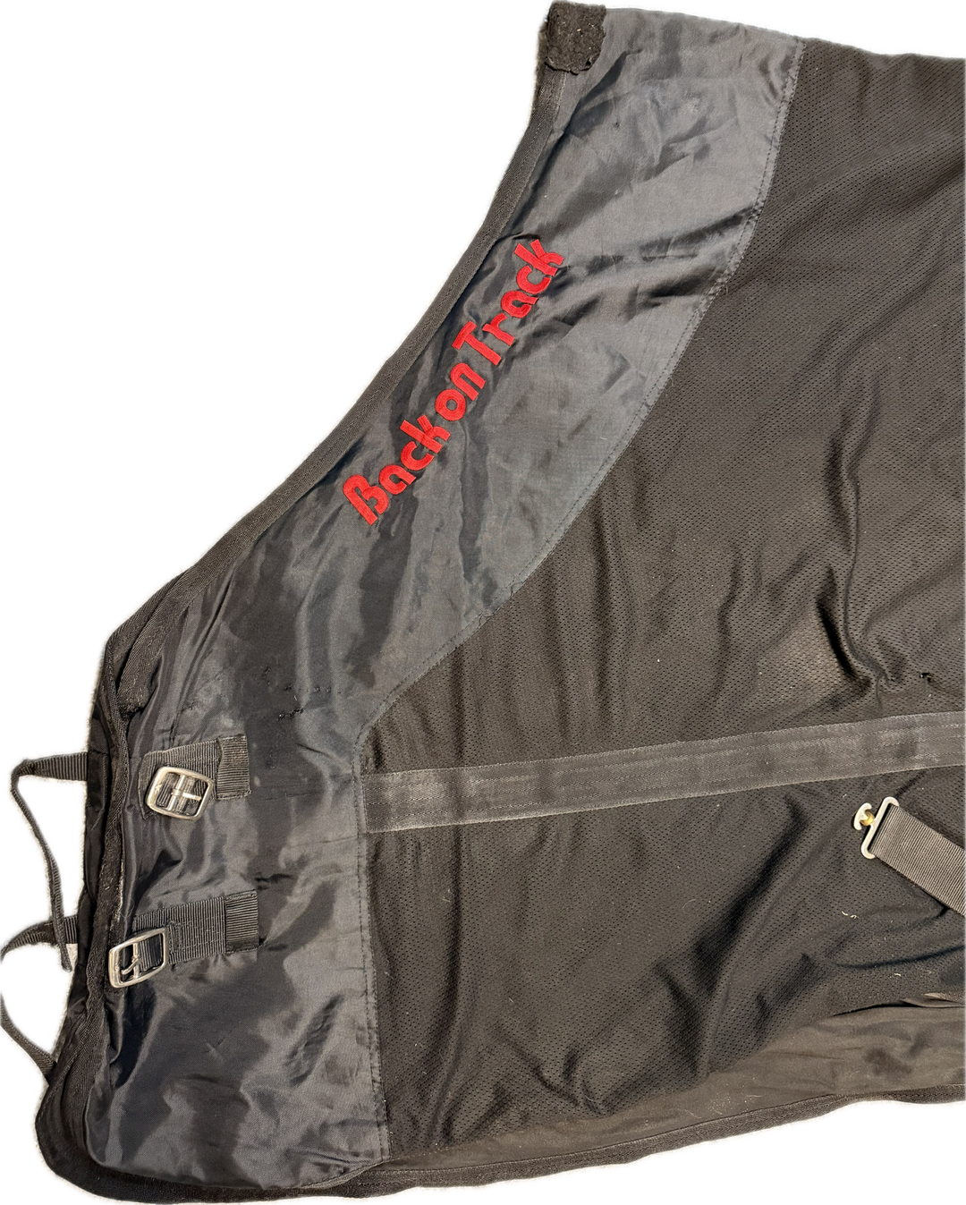 Back on Track Mesh Sheet - Black - 84"