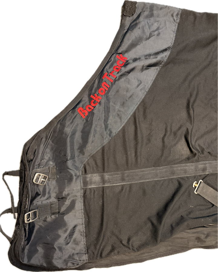 Back on Track Mesh Sheet - Black - 84"