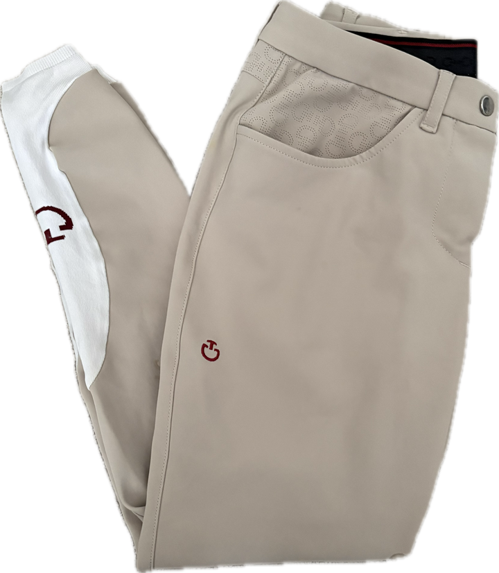 Cavalleria Toscana Knee Grip System Breeches - Tan - IT 40 (US 6)