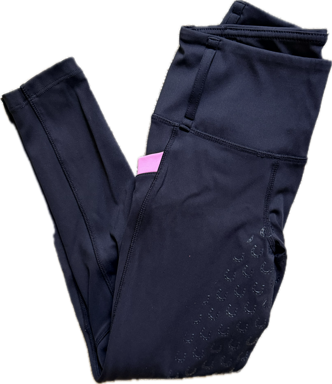 FitsT4 Sports Riding Pants Full Seat Breeches - Black - Child's Small