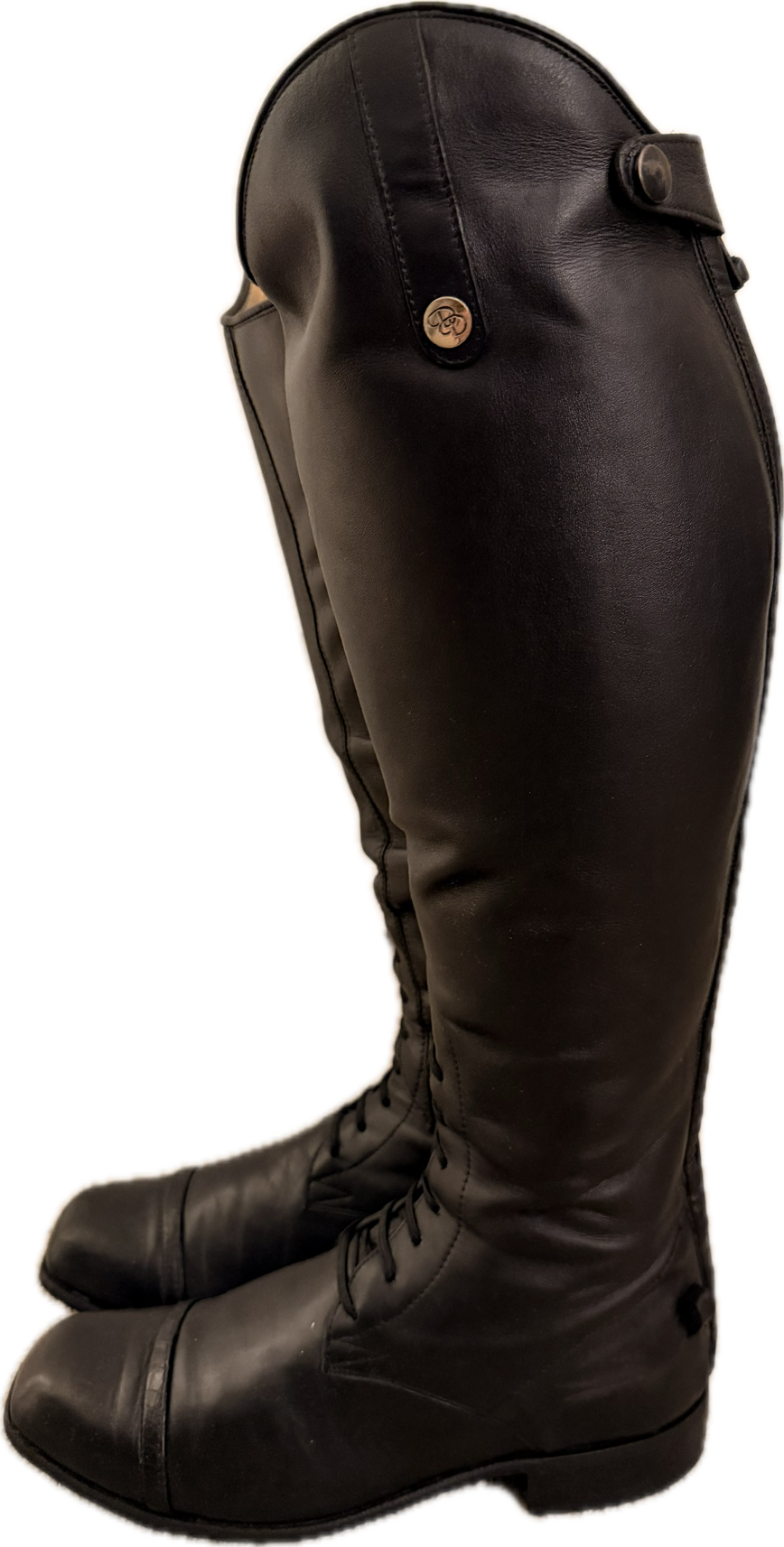 Der Dau Custom Leather Field Boot - Black - Women's 10.5 - New!