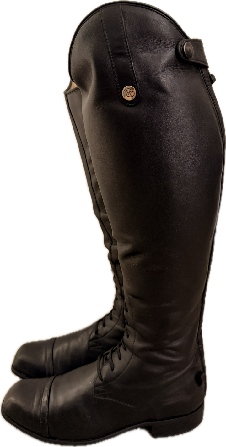 Der Dau Custom Leather Field Boot - Black - Women's 10.5 - New!