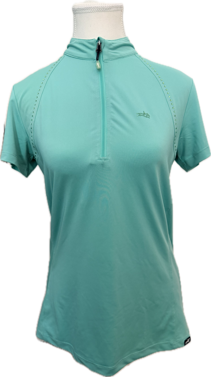 Schockemöhle Summer Page Style Ladies’ Functional Shirt - Sea Green - Women's M
