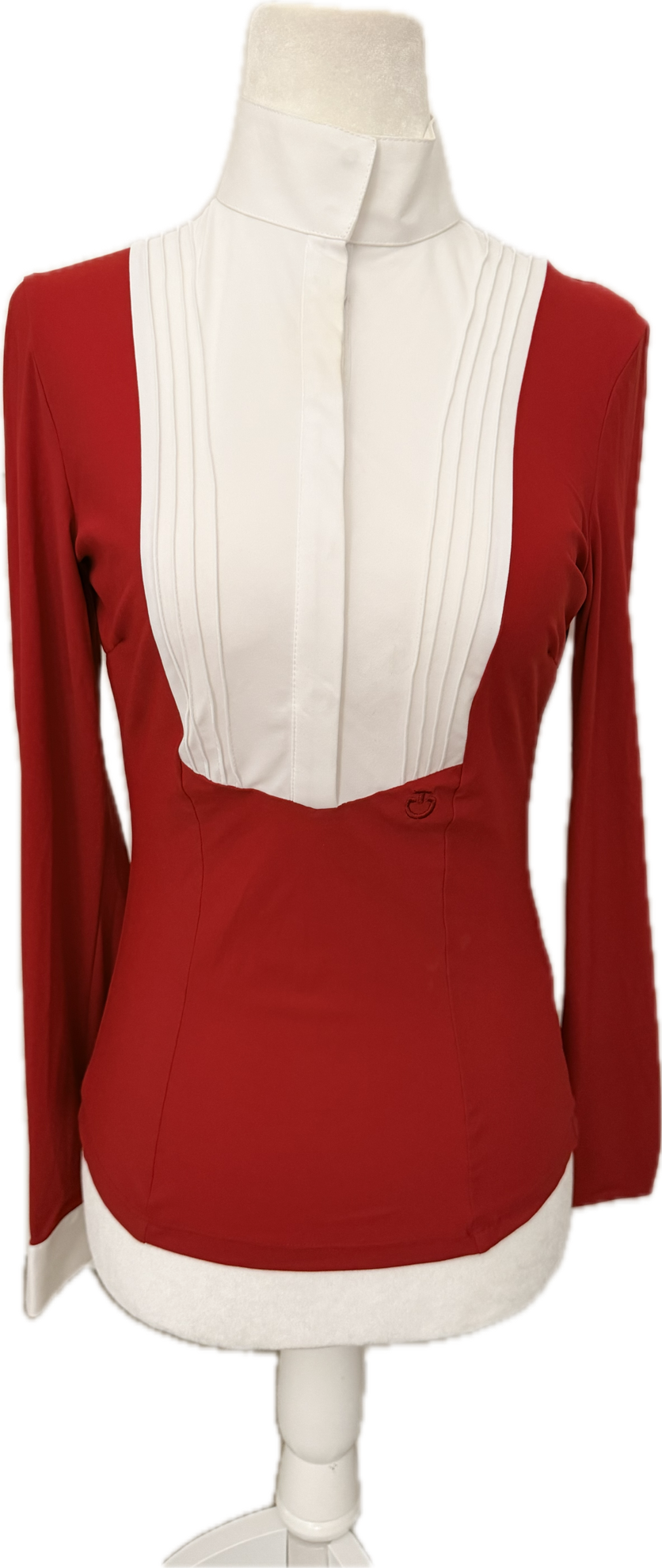 Cavalleria Toscana American Show Shirt - Red - Women's XXS
