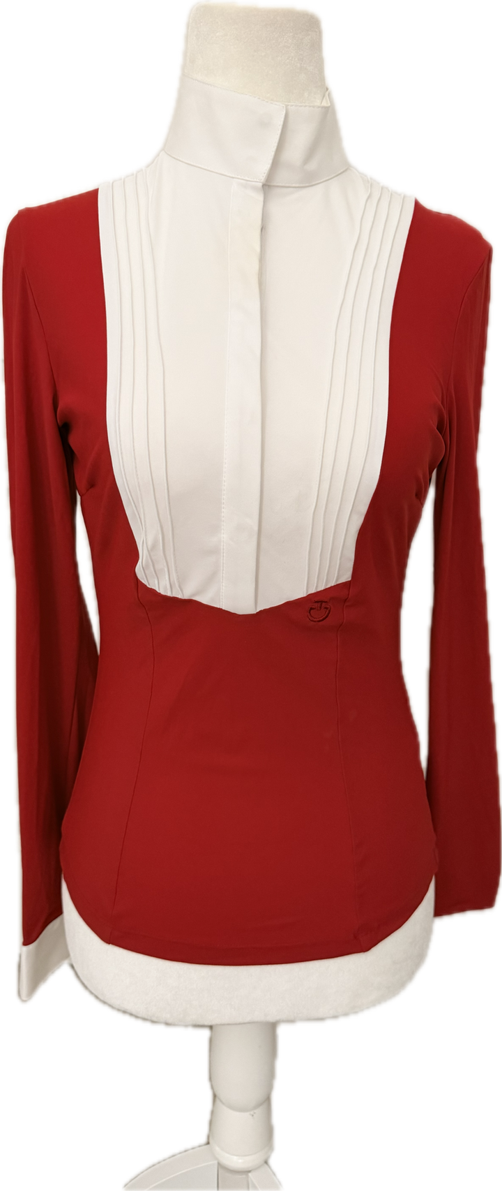 Cavalleria Toscana American Show Shirt - Red - Women's XXS