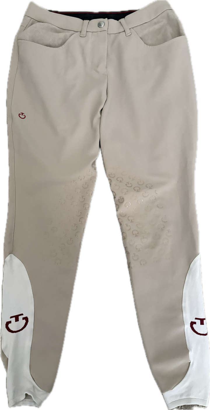 Cavalleria Toscana Knee Grip System Breeches - Tan - IT 40 (US 6)