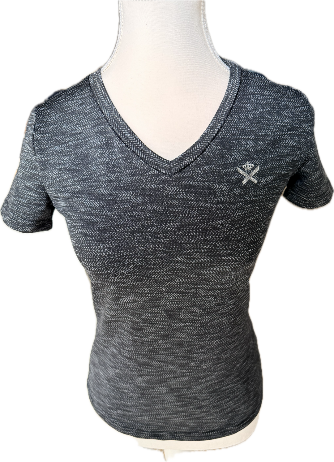 Kingsland Short Sleeve Dressage T-Shirt - Gray - Women's Small - New!