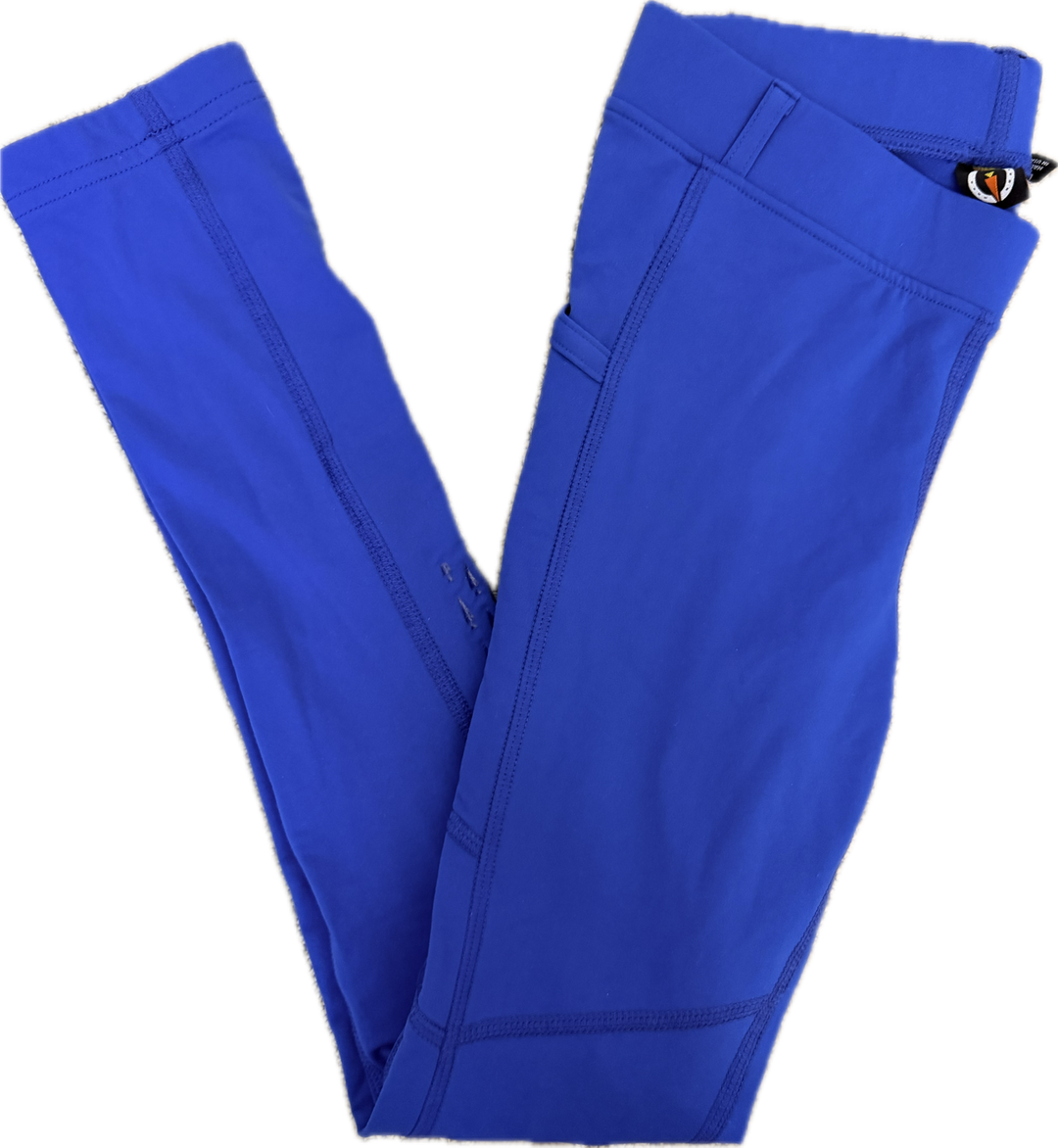Kerrits Ice Fil Full Seat Riding Tight - Blue - Child's Large - New!