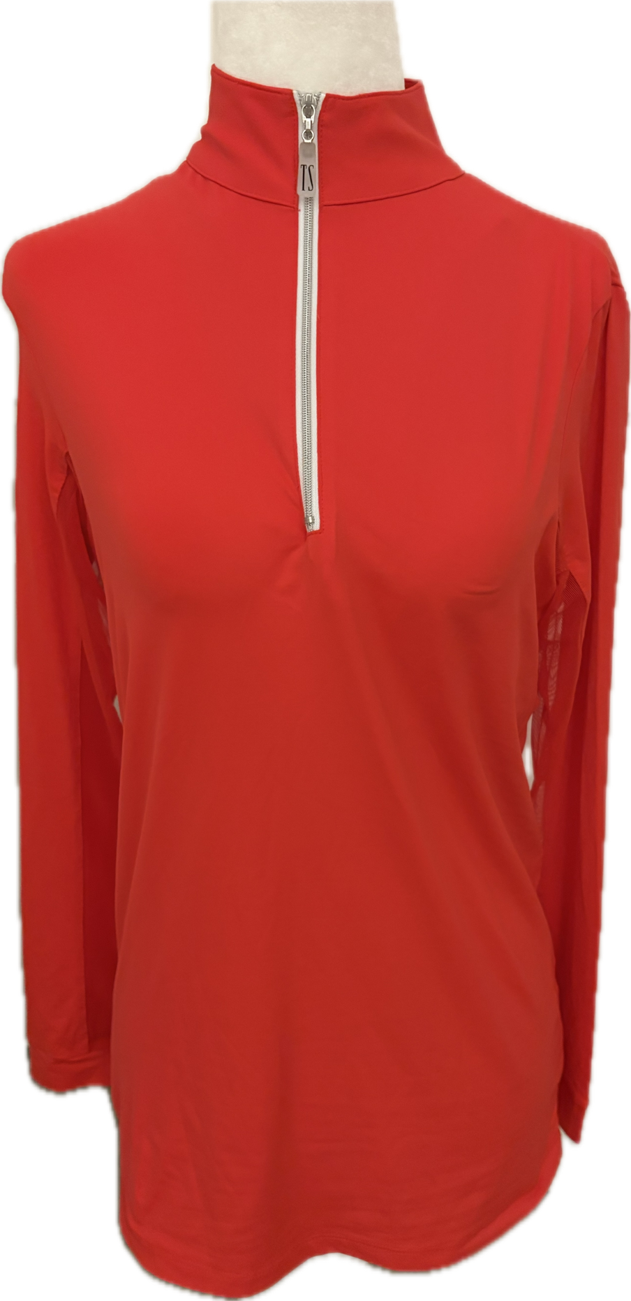 Tailored Sportsman L/S Riding Shirt - Orange - Women's Small
