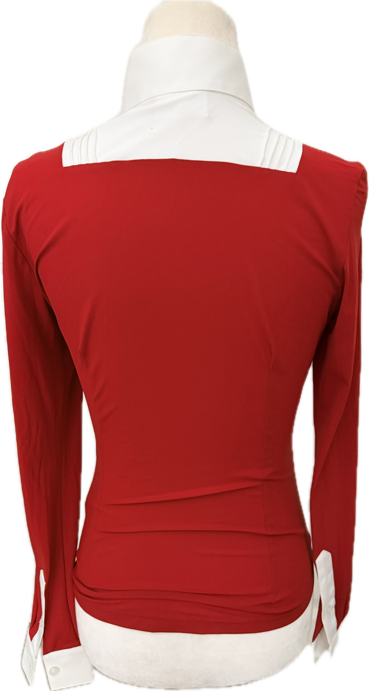 Cavalleria Toscana American Show Shirt - Red - Women's XXS