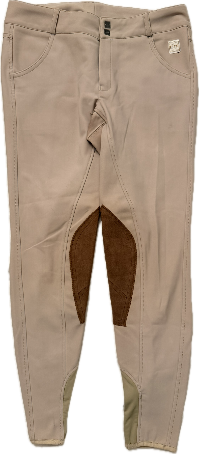 FITS Classic Knee Patch Breeches - Tan - Women's US 28R