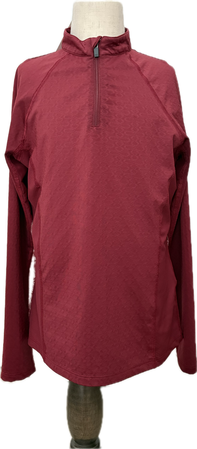 Stride Long Sleeve Schooling Shirt - Burgundy- Child Large