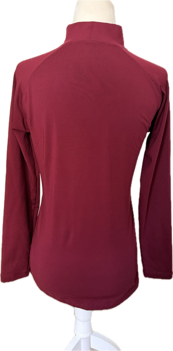 Piper Winter Essentials Baselayer Mock Neck - Burgundy - Women's Small