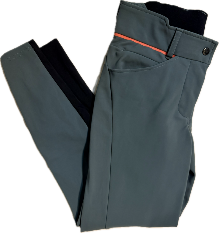 Horse Pilot X-Design Knee Patch Breeches - Grey Blue - Women's Medium