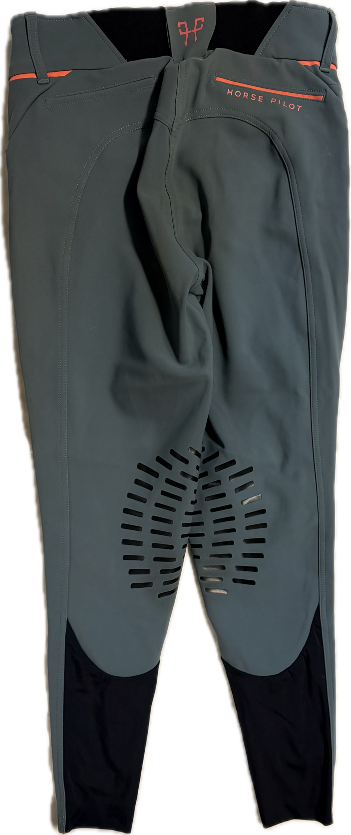 Horse Pilot X-Design Knee Patch Breeches - Grey Blue - Women's Medium