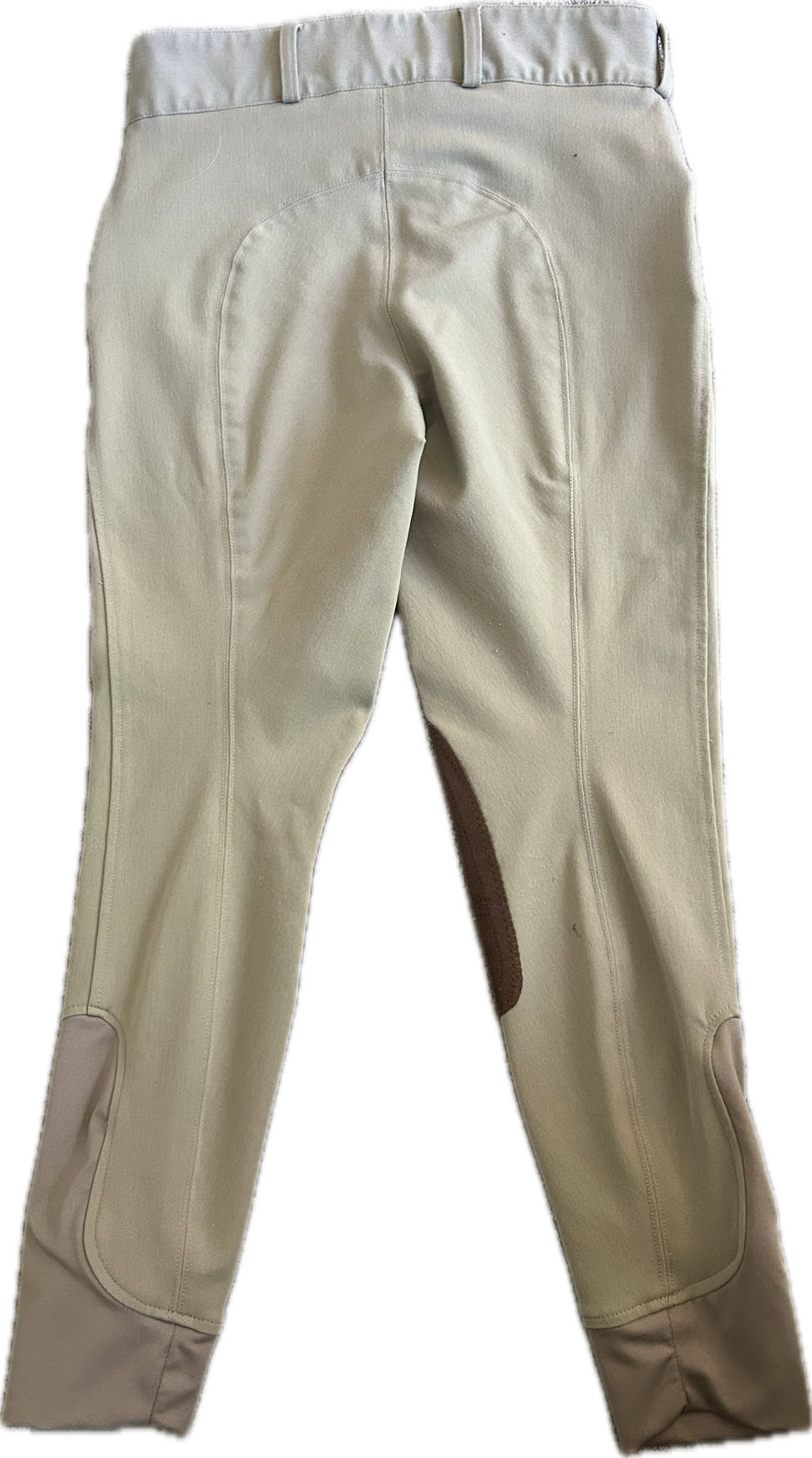 Dover Saddlery Competition Knee Patch Breeches - Tan - Child's 14