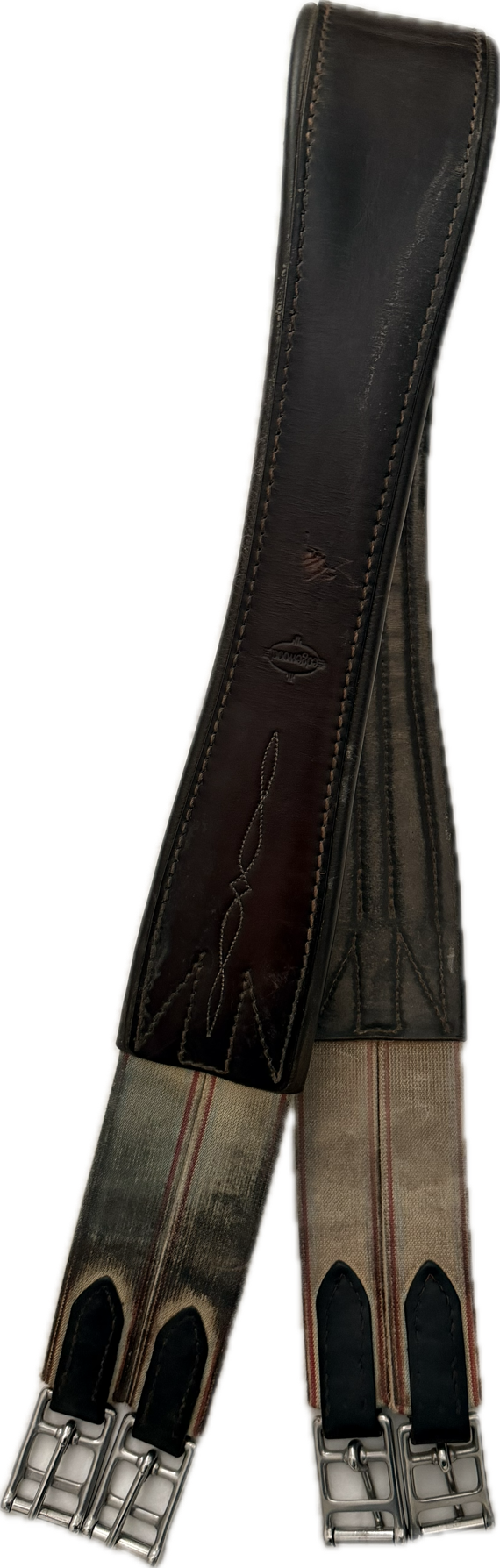 Edgewood Fancy Stitch Leather Girth - 54"