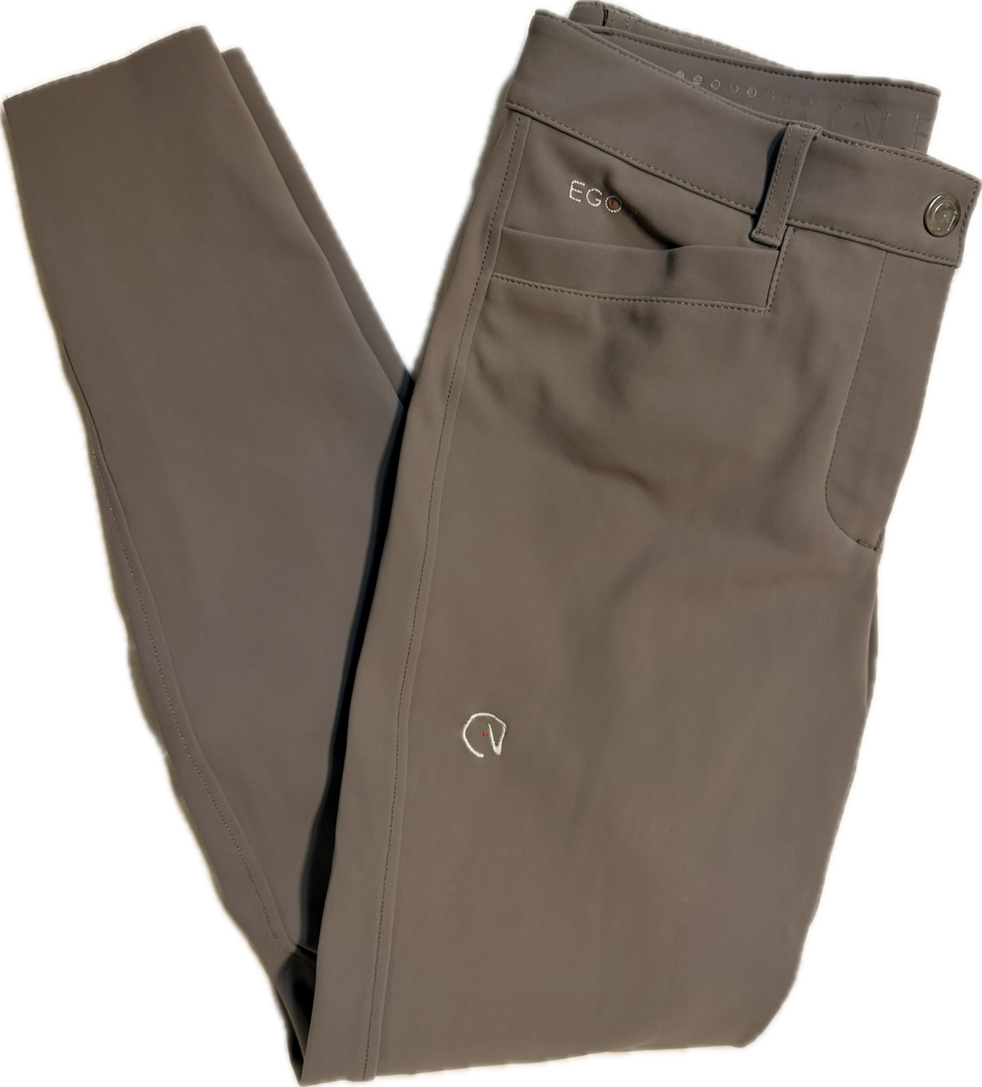 EGO7 Women's Jumping EJ Knee Patch Breeches - Taupe - Size IT 44 (US 28)