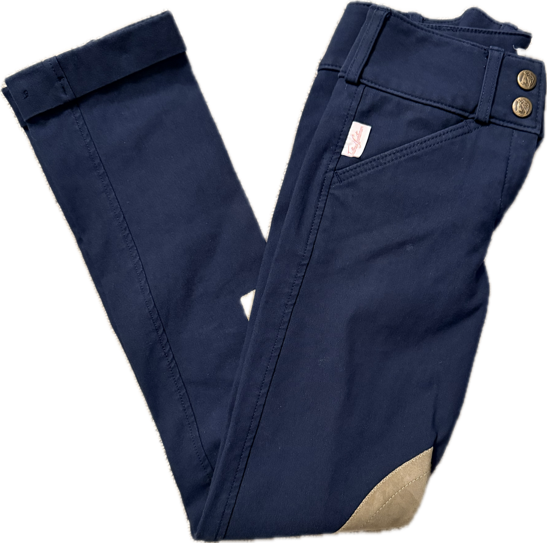 Tailored Sportsman Knee Patch Jodhpur - Navy - Child's 10