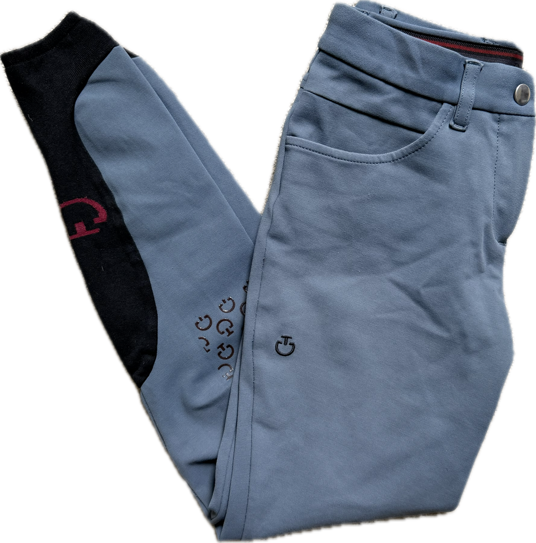 Cavalleria Toscana Knee Grip System Breeches Slate Blue - Women's US 6