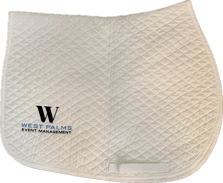 Fleeceworks Saddle Pad - White - New!
