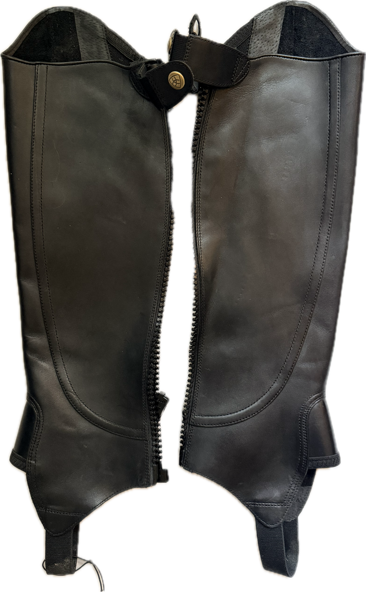 Ariat Heritage Contour Half Chaps - Black - XSM - New!